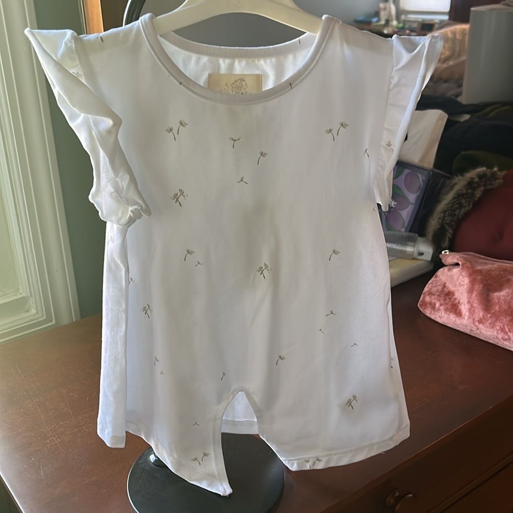 NWT Lot of 2 Vignette White Toddler Tees 3T